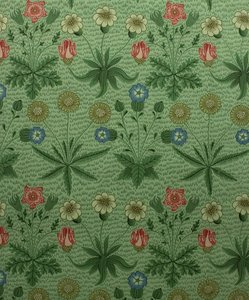Daisy Marguerite, lohkopainettu tapetti, 1862.
