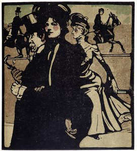 Aristokraatit kilpailuissa, Lontoo - teoksessa ”Type of London”, kirjoittanut William Nicholson (1872-1949), toim. Floury tekijältä William Nicholson