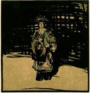 Sada Yacco, n. 1902 (chromolitho) tekijältä William Nicholson