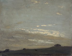 Hopeinen auringonlasku, 1909-1910. tekijältä William Nicholson