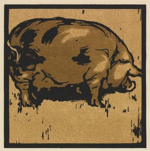 The Square Book of Animals: The Learned Pig tekijältä William Nicholson