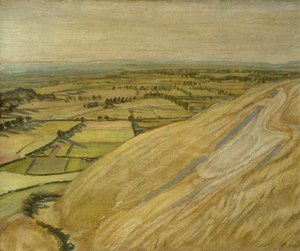 Valkoinen hevonen (öljy paneelissa) tekijältä William Nicholson