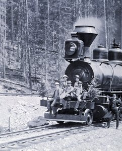 Canadian Railway Pioneers, noin 1890 - kuva Nottman tekijältä William Notman