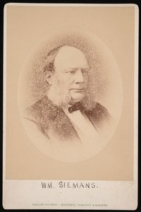Carl Wilhelm Siemensin muotokuva 1823-1883, Ennen vuotta 1876.