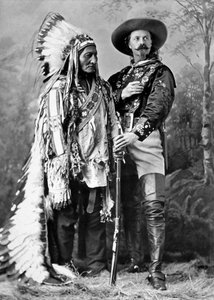 Sitting Bull ja Buffalo Bill vuonna 1886.