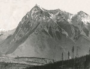 Kalliovuoret: Chancellor Peak, Leanchoil, Kanada, 1895.