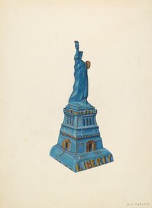 Pankki: Vapaudenpatsas, n. 1940.