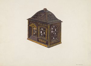 Kotisäästöpankki, c. 1940. tekijältä William O. Fletcher