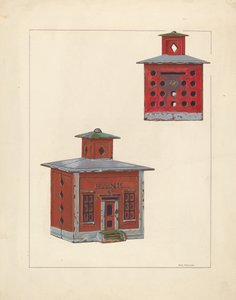 Red School House Bank, n. 1937. tekijältä William O. Fletcher