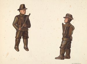 Sotilas Khaki Coin Bankissa, n. 1938. tekijältä William O. Fletcher