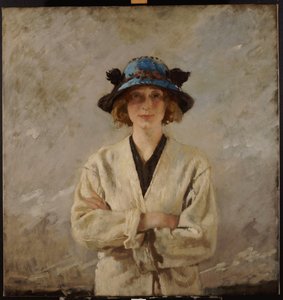 Tyttö sinisessä hatussa, 1912