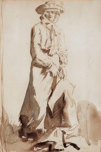Gracen muotokuva, taiteilijan vaimo, tekijältä William Orpen