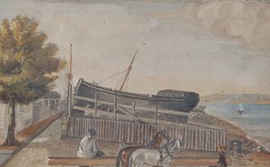 Bergin telakka, 1870-luku.