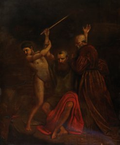 Mooses, Aaron ja Hur Hoorebin vuorella, 1857.
