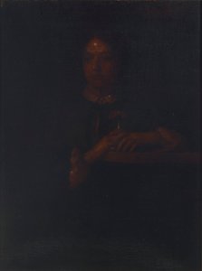 Sarah nojaa kaiteeseen tekijältä William Page
