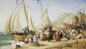 Päiväretki, Ramsgate, 1854 tekijältä William Parrott
