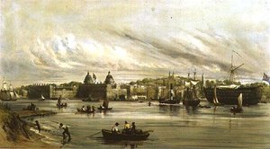Greenwich ja Dreadnought (litho) tekijältä William Parrott