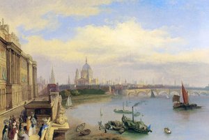 Thames ja St. Paulin katedraali Somerset Housesta