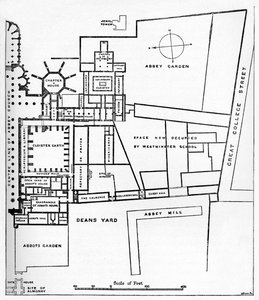 Westminsterin benediktiiniluostarisuunnitelma, vuodelta 1897