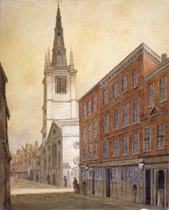 St Margaret Pattensin kirkko, Eastcheap, Lontoo, 1815. tekijältä William Pearson