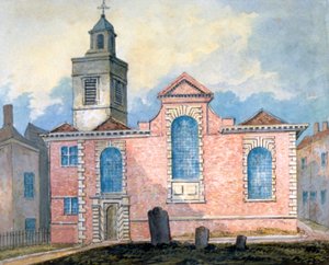 St Anne ja St Agnes, Lontoon kaupunki, vuodelta 1810.
