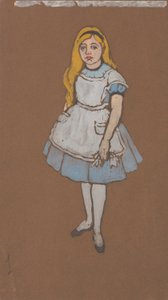 Liisa (pukusuunnittelu elokuvaan Liisa Ihmemaassa, 1915). tekijältä William Penhallow Henderson
