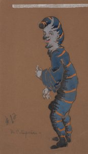 Caterpillar-pukusuunnittelu Liisa-ihmemaassa, 1915.