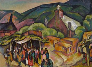Juhlapäivä: San Juan Pueblo tekijältä William Penhallow Henderson