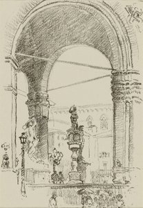 Loggia dei Lanzi tekijältä William Penhallow Henderson