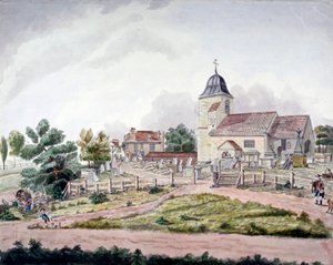 St Pancrasin vanha kirkko, Lontoo, 1761 tekijältä William Pennington