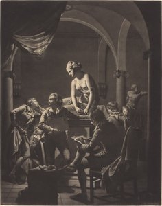 Lamplightin akatemia tekijältä William Pether after Joseph Wright