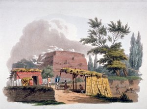 Tiiliuuni lähellä Sloane Streetiä, Chelsea, Lontoo, 1812