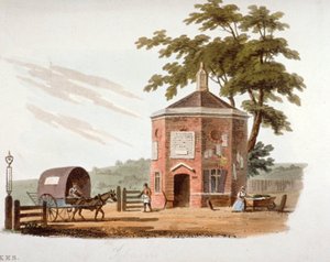 Tyburn turnpike, Lontoo, 1812