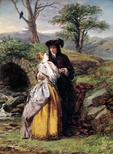 Lammermoorin morsian, inspiraationa Gaetano Donizettin ooppera (maalaus tekijältä William Powell Frith