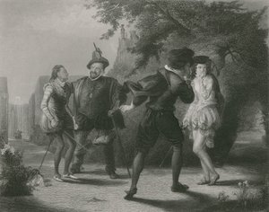 Kaksintaistelu, kahdestoista yö tekijältä William Powell Frith