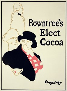 Jäljennös julisteesta, jossa mainostetaan "Rowntree