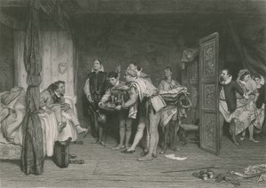 Christopher Sly, Kurjenmiekan kesytys, noin 1880. tekijältä William Quiller Orchardson
