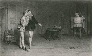 Prinssi Henry, Points ja Falstaff, kuningas Henry IV, ensimmäinen osa tekijältä William Quiller Orchardson