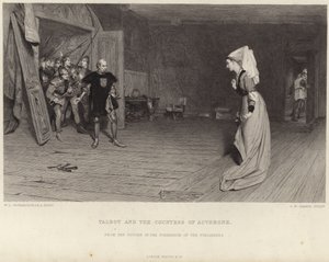 Talbot ja Auvergnen kreivitär tekijältä William Quiller Orchardson
