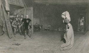 Talbot ja Auvergnen kreivitär, Kuningas Henrik VI, ensimmäinen osa tekijältä William Quiller Orchardson
