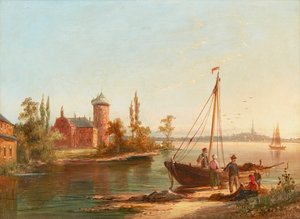 Zandoorp (öljy kankaalle) tekijältä William R. Dommersen