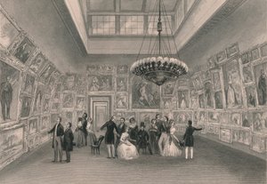 Kuninkaallisen akatemian näyttely. - Yksityinen näkymä, c1844.