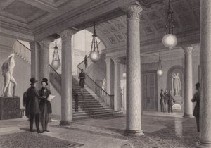 Athenaeum Clubin sali, Westminster, Lontoo (kaiverrus) tekijältä William Radclyffe