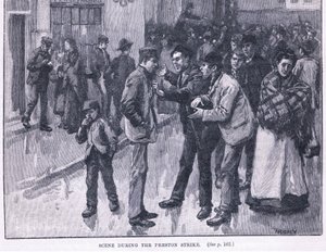 Kohtaus Prestonin lakon aikana 1856 jKr tekijältä William Rainey