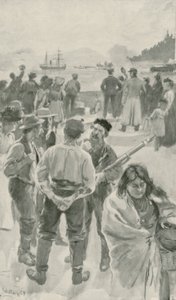 Vuosittaisen laivan saapuminen Fort Yorkiin, Hudson Baylle tekijältä William Rainey