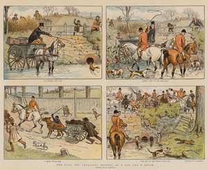Ketun ja siveltimen täydellinen ja oikea historia (chromolitho)