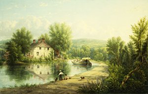 Rondout-kanavalla, Rosendale, 1886-87