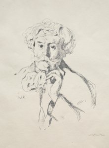 Edmond de Goncourt tekijältä William Rothenstein