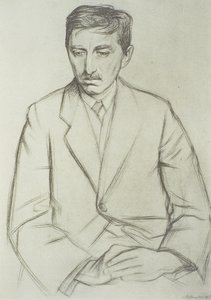 E.M. Forsterin muotokuva (1879-1970) tekijältä William Rothenstein