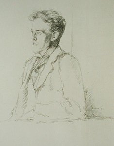 Hilaire Bellocin muotokuva (1870-1953) tekijältä William Rothenstein